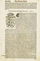 Sebastian Münster: Beschreibung des Königreichs Denmarck sampt andern... Dánia térképe. megj.: Cosmo...