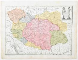 Empire D'Autriche. Az Osztrák Birodalom színezett rézmetszetű térképe. megj: 1812. M. Lapie: Atlas supplémentaire du Précis de la Géographie Universelle de M. Malte-Brun. Paris. 1812. Francois Buisson. 300x217 mm / Engraved map of the Austrian Empire (modern day Austria, Hungary, Czechia, Slovakia and parts of Poland, Romania and Croatia)