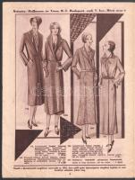 1930 Szénássy, Hofmann és Társa Rt. Selyem és gyapjúkelmék áruháza tavaszi és nyári divatértesítője....