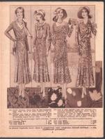 1930 Szénássy, Hofmann és Társa Rt. Selyem és gyapjúkelmék áruháza tavaszi és nyári divatértesítője....