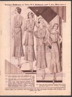 1930 Szénássy, Hofmann és Társa Rt. Selyem és gyapjúkelmék áruháza tavaszi és nyári divatértesítője....