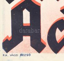 Anthony Adverse. Moziplakát (filmplakát, rácsplakát), 1937. Fredric March és Olivia de Havilland sze...