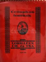 Lorilleux Ch. és Társa Rt. Nyomdafestékgyár mintakönyve. Színkatalógus. Spirálkötéses, az elülső bor...
