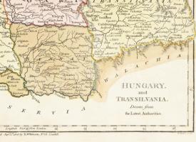 Robert Wilkinson: Hungary and Transilvania. Drawn from the Latest Authorities. Magyarország és Erdél...