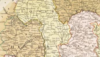 Robert Wilkinson: Hungary and Transilvania. Drawn from the Latest Authorities. Magyarország és Erdél...