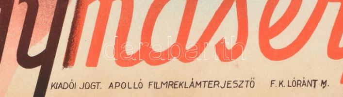 Egymásért, 1941. Moziplakát (filmplakát, rácsplakát). Carole Lombard és James Stewart szereplésével....