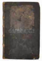 XIX. századi katonai jegyzetek, több mint 100 beírt oldal, német nyelven, korabeli egészbőr-kötésben