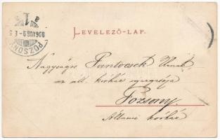 1906 Németpróna, Deutsch-Proben, Nemecké Právno, Nitrianske Pravno; Városház, csendőrök / gendarme i...