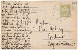 Gyergyólibántelep, Libán (Gyergyóújfalu, Suseni); Vadász kastély (?), lovashintó, vadász puskával / ...