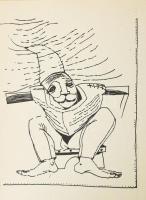 Zé Kovács József (1951- ): 53 db illusztráció (közte akt is). Nyomat, papír, részben jelzett, lapmér...