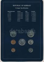 Kiribati 1979. 1c - 1D (7xklf), "Coin Sets of All Nations" forgalmi szett felbélyegzett ka...