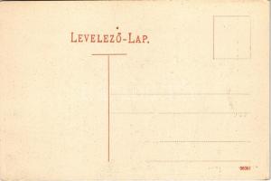 Kőszeg, vár. Róth Jenő kiadása. Art Nouveau, floral