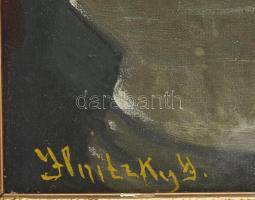 Ilnitzky Imre (?-?), működött a XX. sz. első felében: Csendélet. Olaj, vászon, jelzett. Dekoratív, b...