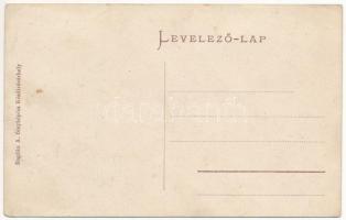 Gelence, Ghelinta; fűrésztelep sodronypályával. Bogdán A. fényképész kiadása / sawmill with ropeway ...