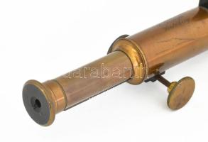 Desaga Heidelberg spektroszkóp alkatrész, jelzéssel, kopással, h: 35 cm