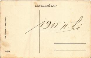 1911 Sopron, Szélmalom kaszárnya, laktanya. Kummert L. utóda kiadása (EK)