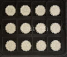 Fritz Mihály (1947-) DN "Magyarország Történelme" jelzetlen Ag emlékérmék (29xklf), tanúsí...