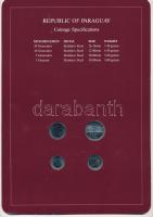 Paraguay 1984-1988. 1G-50G (4xklf), "Coin Sets of All Nations" forgalmi szett felbélyegzet...