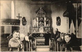 Torockószentgyörgy, Coltesti (Torockó, Rimetea); Zárdatemplom belseje az új oltárral / nunnery church interior, new altar