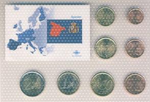 Spanyolország 1999-2002. 1c-2&#8364; 8klf db, kereskedői szettben T:1