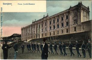 Sarajevo, Franz Josefs-Kaserne / K.u.K. military barracks, soldiers