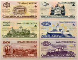 2012. 500 Balatoni Korona + 1000 Balatoni Korona + 2000 Balatoni Korona + 5000 Balatoni Korona + 10....