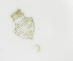 Zsolnay 5 darab retro csésze, aljjal, jelzéssel, sérüléssel