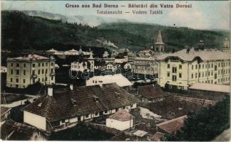 Vatra Dornei, Dornavátra, Bad Dorna-Watra (Bukovina, Bukowina); Totalansicht / Vedere Totala / general view, spa