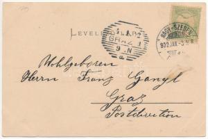 1902 Nagyszeben, Hermannstadt, Sibiu; Reispergasse / Riskási utca, Anton J. cipész üzlete / street, ...