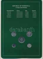 Venezuela 1988-1989. 25c-5B (5xklf), "Coin Sets of All Nations" forgalmi szett felbélyegze...