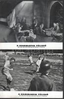 cca 1963 ,,A harmadik félidő" című szovjet filmdráma jelenetei és szereplői, 21 db vintage prod...