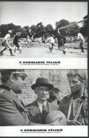 cca 1963 ,,A harmadik félidő" című szovjet filmdráma jelenetei és szereplői, 21 db vintage prod...