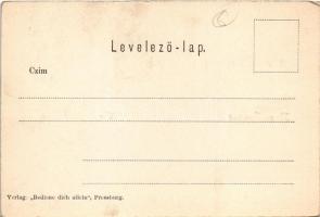 Nagylévárd, Velké Leváre; utca, templom, vár, Gróf Wenckheim kastély. "Bediene dich allein"...