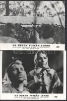 cca 1971 ,,Ha nekem puskám lenne" című csehszlovák film jelenetei és szereplői, 19 db vintage p...