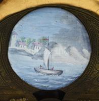 Szekrényóra, (kandallóóra) XVIII. sz. Nyitra. Joseph Flory in Neutra órásmester felirattal, felesütő...