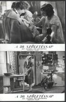 cca 1979 előtt készült ,,A 30. születésnap" című szovjet film jelenetei és szereplői, 17 db vin...