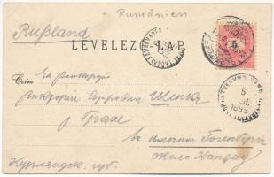 1899 (Vorläufer) Segesvár, Schässburg, Sighisoara; Schulberg, Ev. Bürgerschule, Schusterthurm / Evan...