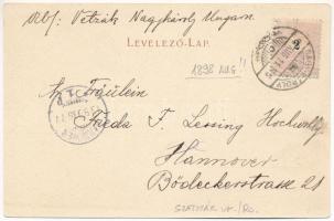 1898 (Vorläufer) Nagykároly, Carei; Károlyi kastély, Kölcsey szobor, Városház tér, Központi szálloda...