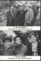 cca 1989 előtt készült ,,A 36-os jelenti című koreai film jelenetei és szereplői, 10 db vintage produkciós filmfotó ezüst zselatinos fotópapíron, a használatból eredő (esetleges) kisebb hibákkal, 18x24 cm