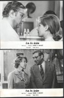 cca 1980 előtt készült ,,Éva és Ádám" című NDK film jelenetei és szereplői, 7 db vintage produk...