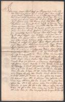 1791 Kőrőshegyi, Szóládi, Kereki földek eladásáról szóló magyar nyelvű szerződés aláírásokkal viaszpecsétekkel