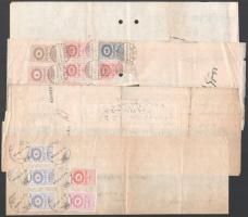 cca 1934 8 db váltó számos váltóilleték bélyeggel