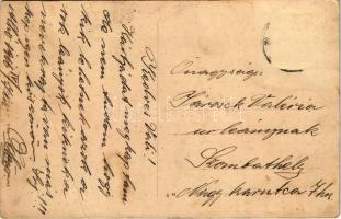 1916 Alhó, Markt Allhau; Josef König's Handlung, Kindergarten / óvoda, Josef König üzlete és sa...