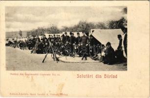 Berlád, Biereldorf, Barla; Soldati din Regimentul Cantemir No. 12. Nicolai A. Petroff / katonák / soldiers (fl)