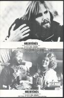 cca 1978 ,,Hazatérés című amerikai film jelenetei és szereplői, 7 db produkciós filmfotó nyomdatechnikával sokszorosítva kartonpapírra, egyoldalas nyomással, a használatból eredő (esetleges) kisebb hibákkal, 18x24 cm