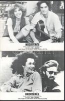 cca 1978 ,,Hazatérés" című amerikai film jelenetei és szereplői, 7 db produkciós filmfotó nyomd...