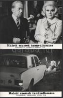cca 1971 ,,Halott szemek tanúvallomása" című csehszlovák bűnügyi film jelenetei és szereplői, 2...