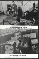 cca 1966 ,,A háborúnak vége" című francia - svéd film jelenetei és szereplői (főszereplő Yves M...