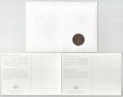 Magyarország 1991. "A Varsói Szerződés felbomlása" érmés boríték, bélyeggel és bélyegzésse...