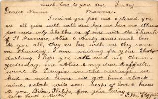 1898 (Vorläufer) Assisi, S. Stoppini's Grand Hotel Leone, Panorama delle Chiese di S. Francesco...